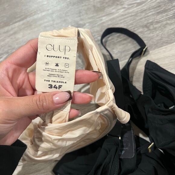 CUUP Brand Bralette Bra Bundle 34 F - Picture 4 of 6